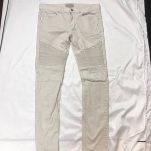 Men’s khaki skinny jeans
